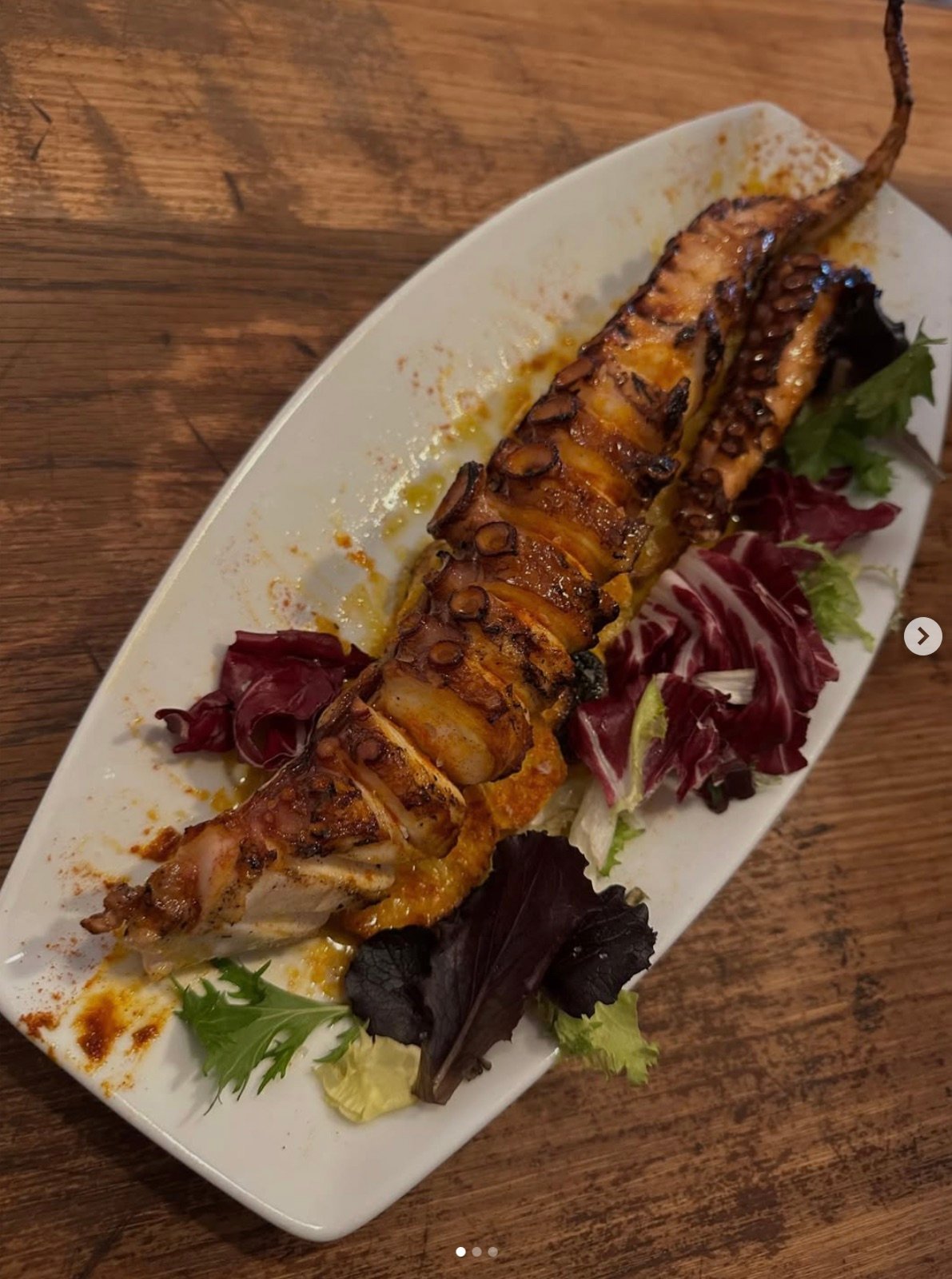Pulpo a la brasa