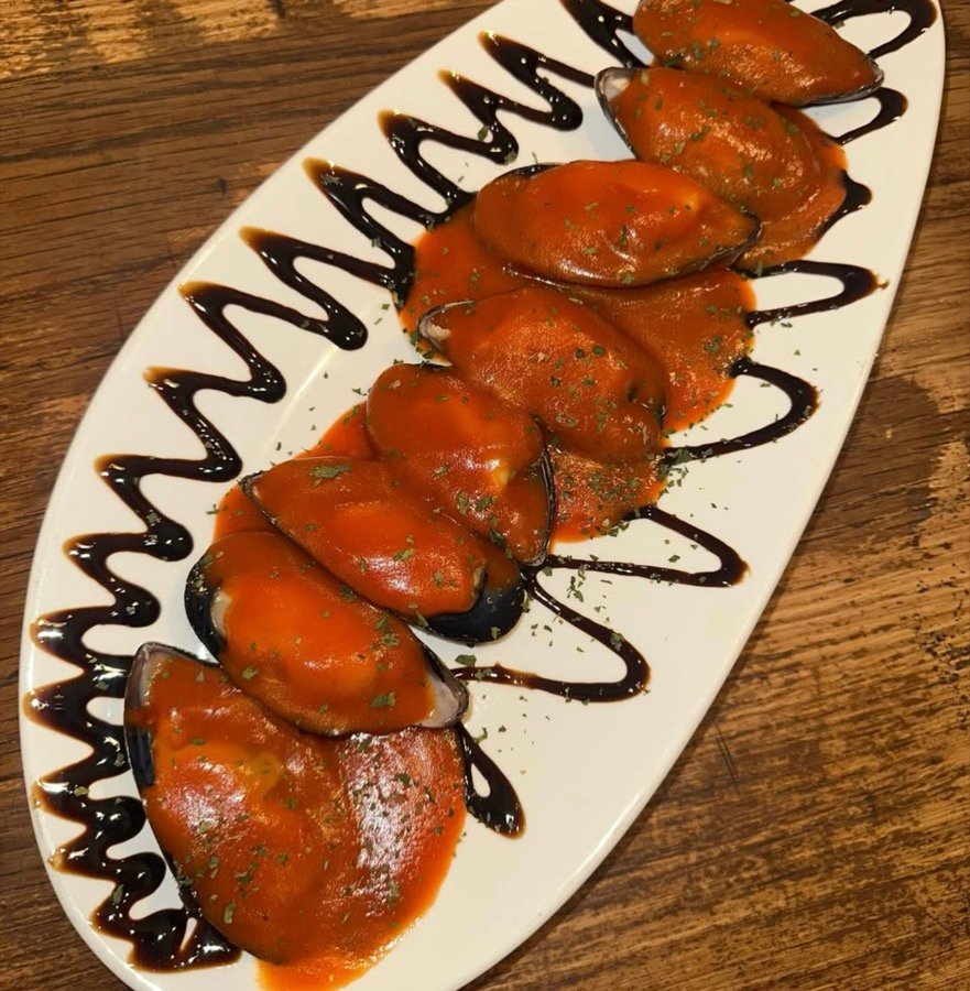 Mejillones tigre en salsa