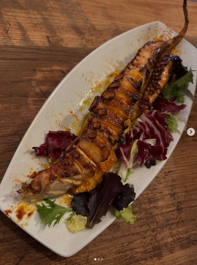 Pulpo a la brasa