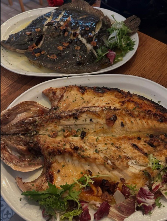 Rodaballo a la parrilla
